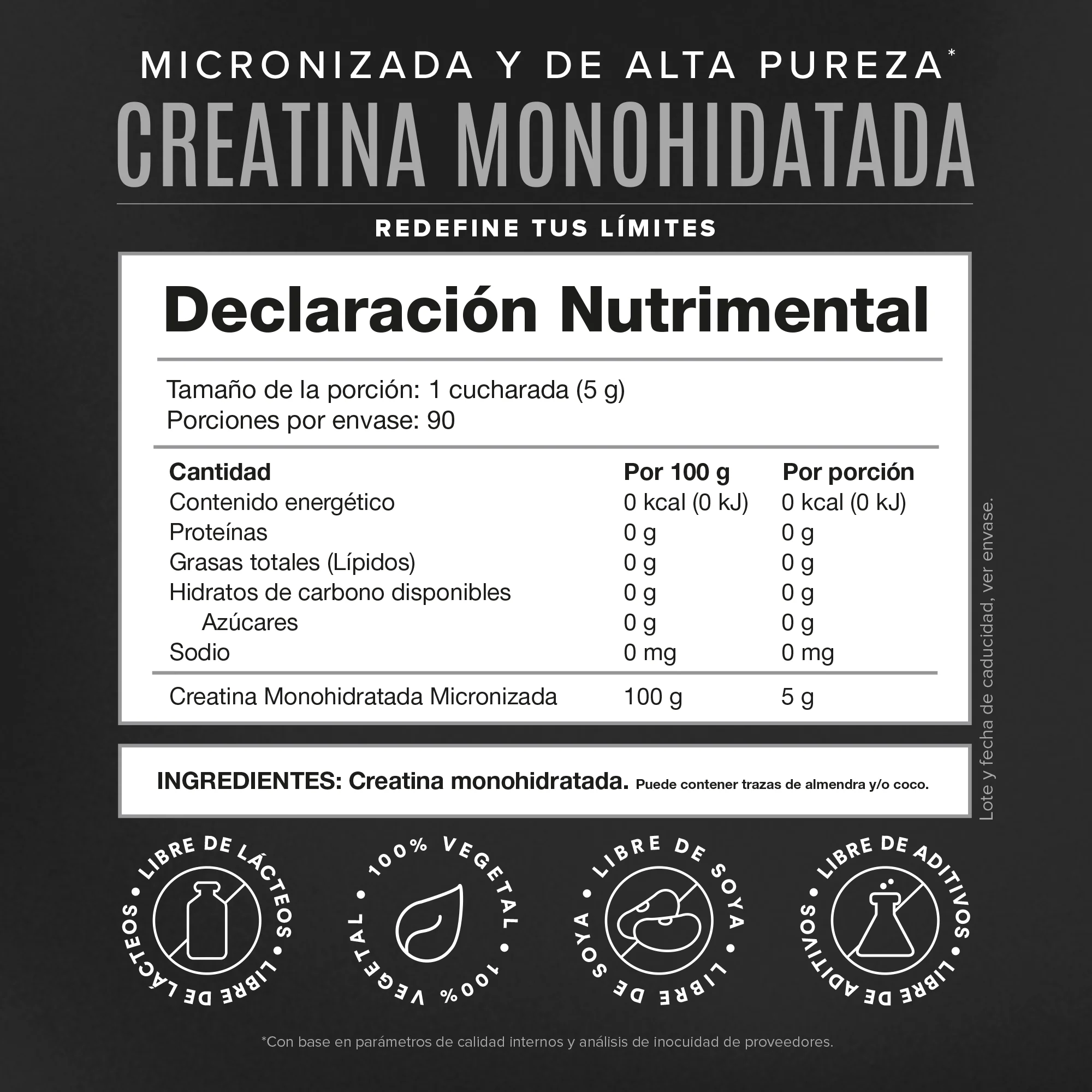 Creatina Monohidratada 450 g - 90 Servicios pack - Image 3