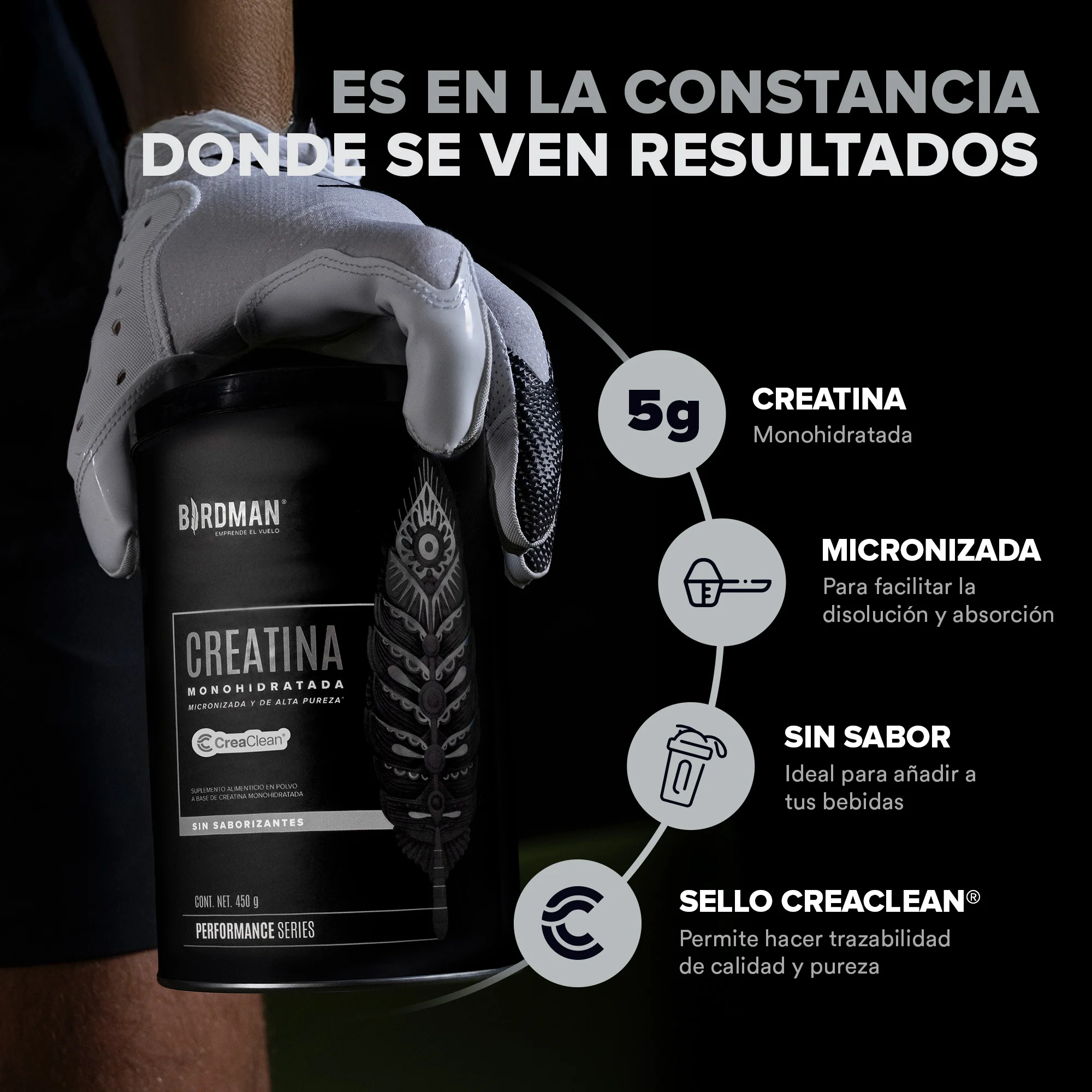 Creatina Monohidratada 450g - Image 7