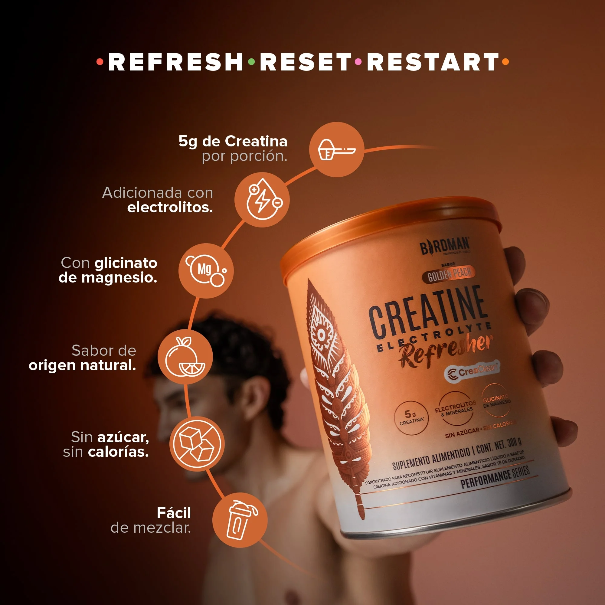 Creatine Electrolyte Refresher - Golden Peach - Image 4