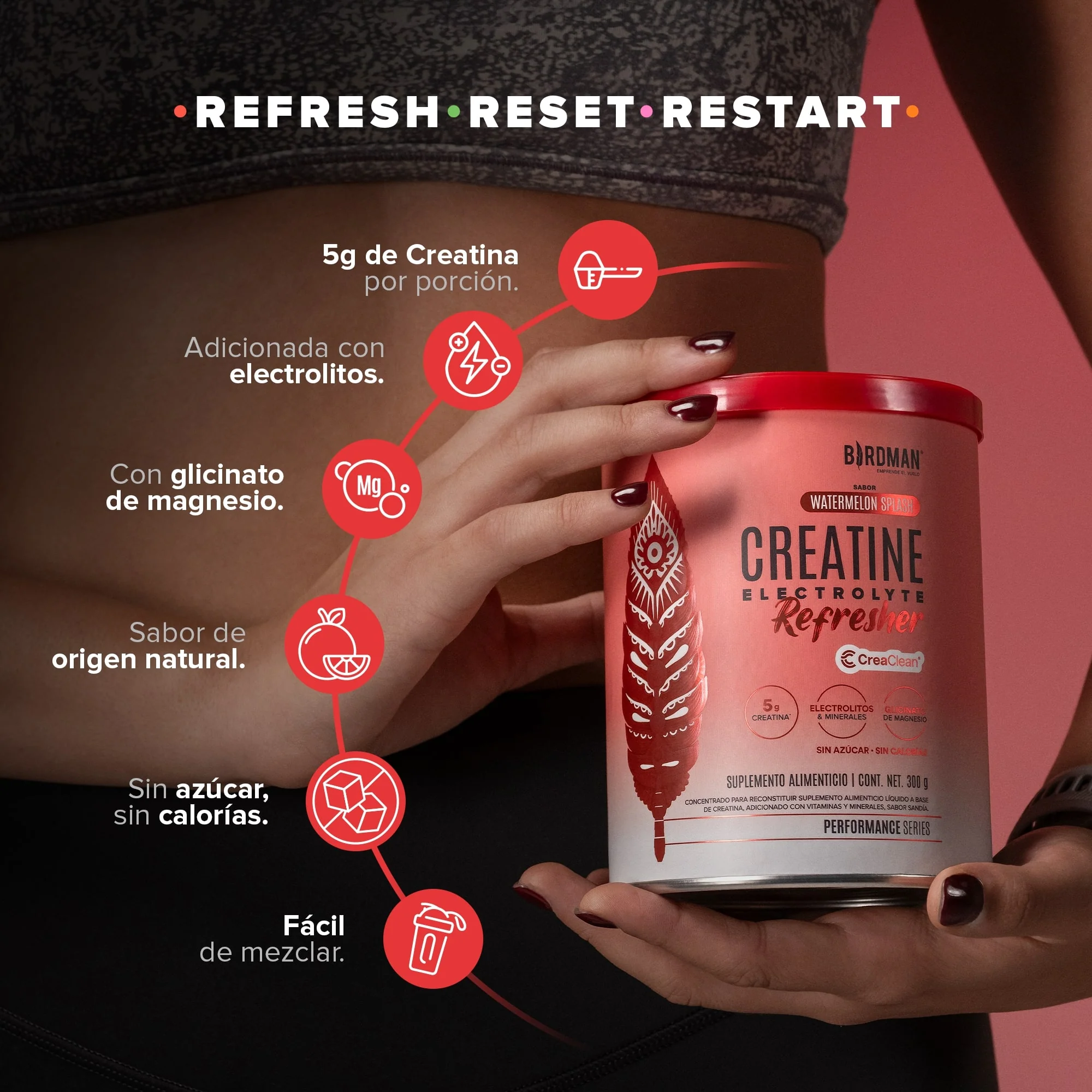 Creatine Electrolyte Refresher - Watermelon Splash - Image 4