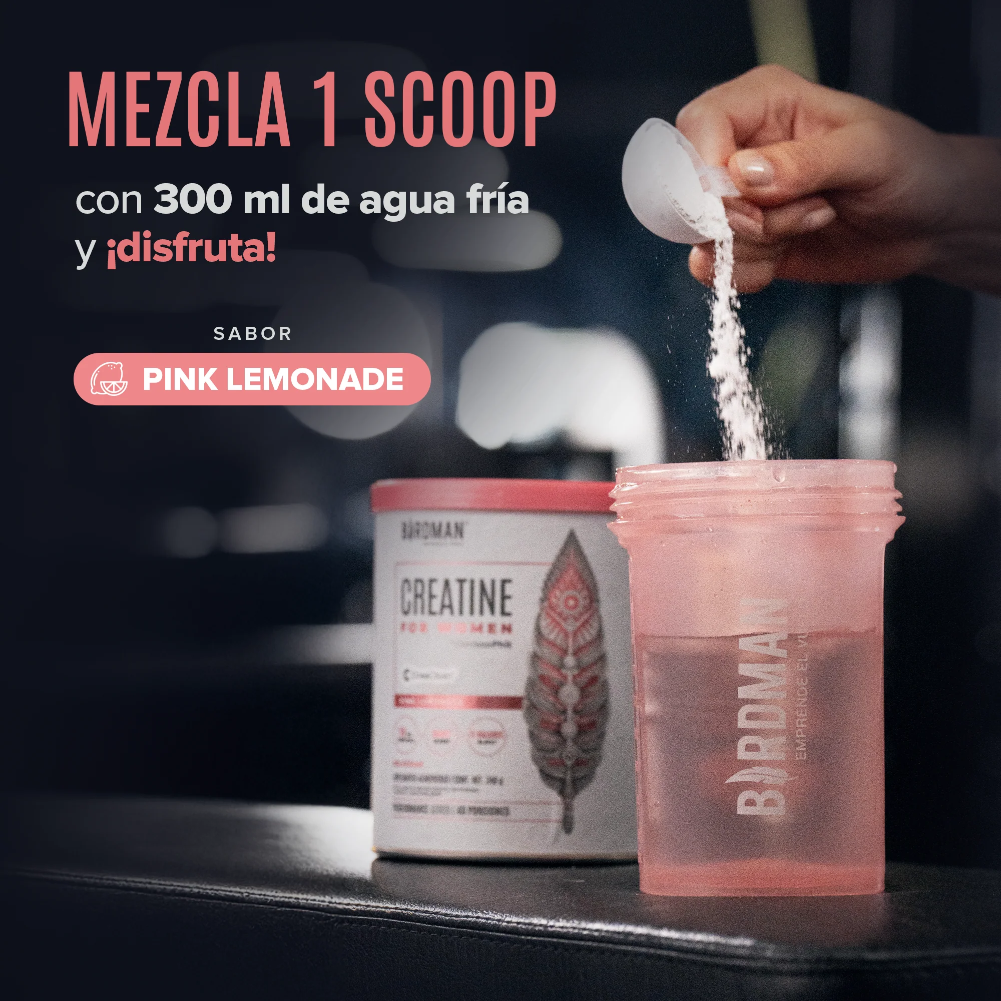 Creatine for Women - Sabor Pink Lemonade - 40 Porciones - Image 5