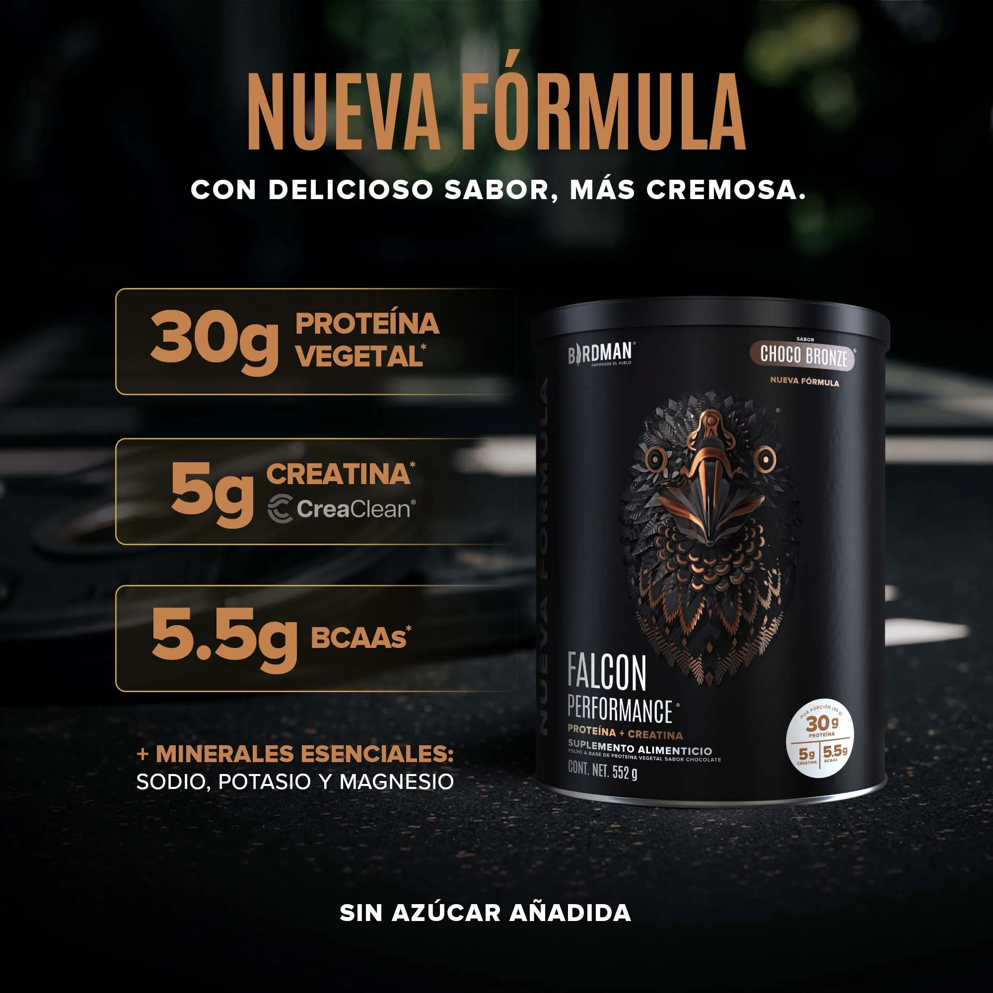 Falcon Performance - Nueva Fórmula - Choco Bronze - 552g - Image 3