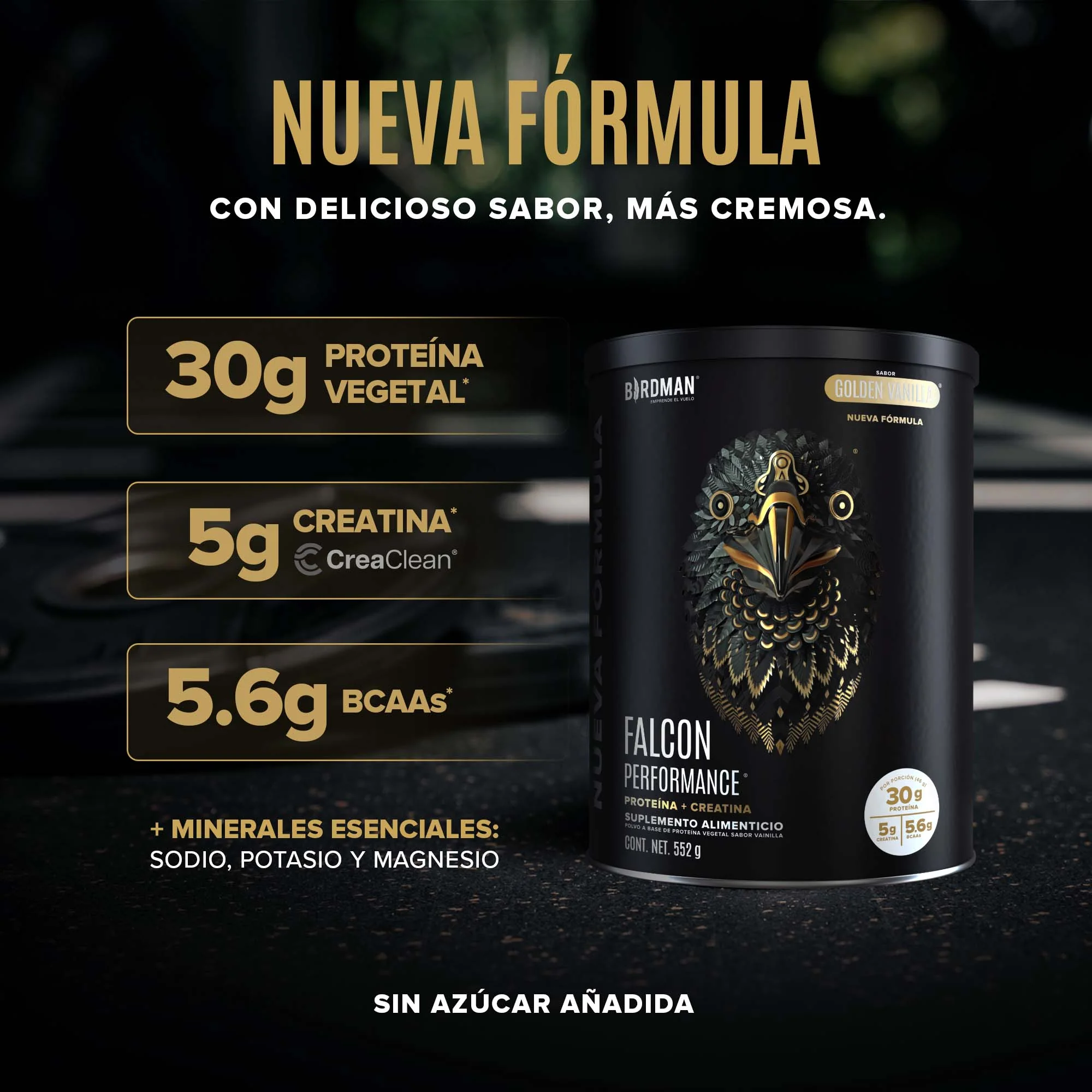 Falcon Performance - Nueva Fórmula - Golden Vainilla - 552g - Image 3