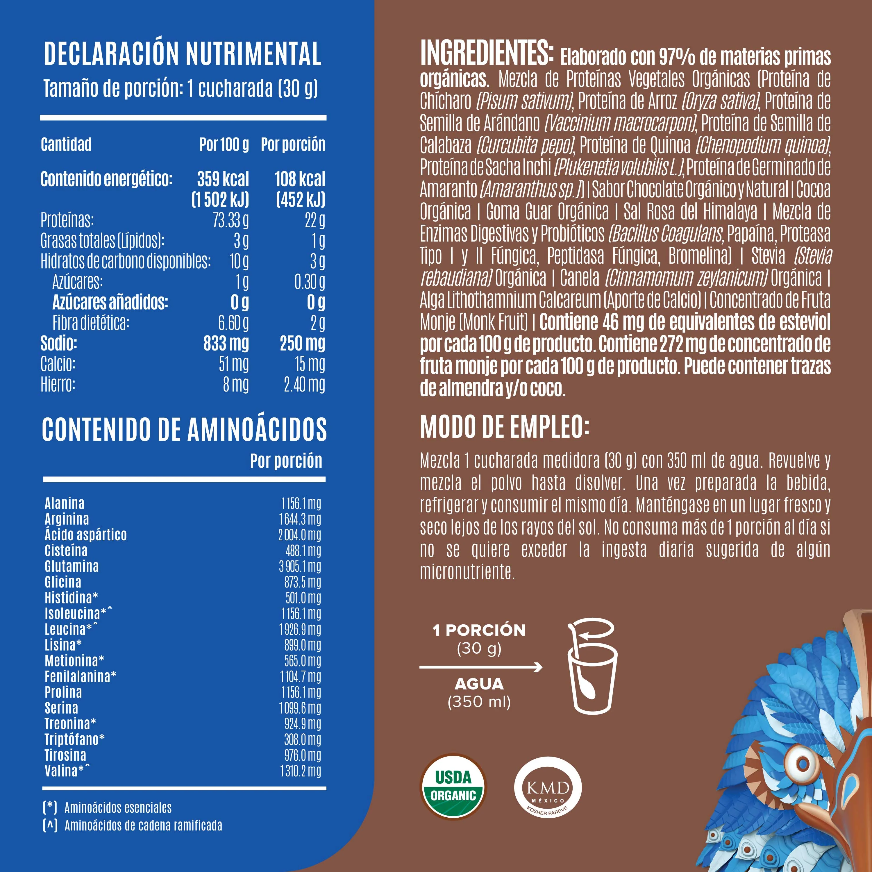 Falcon Protein Chocolate 1.8 kg - 60 Servicios pack - Image 3