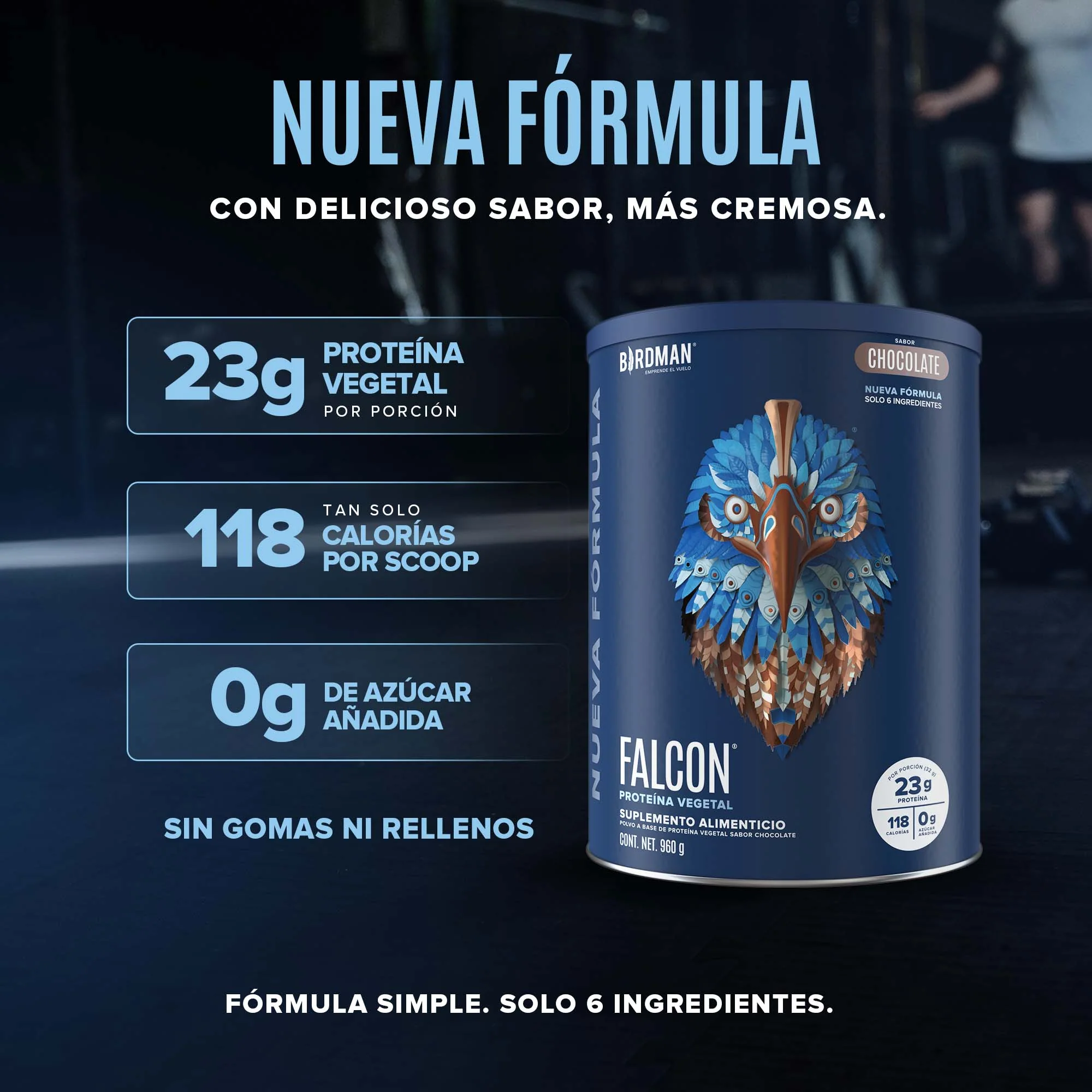 Falcon Protein - Nueva Formula - Chocolate 960 g - Image 3