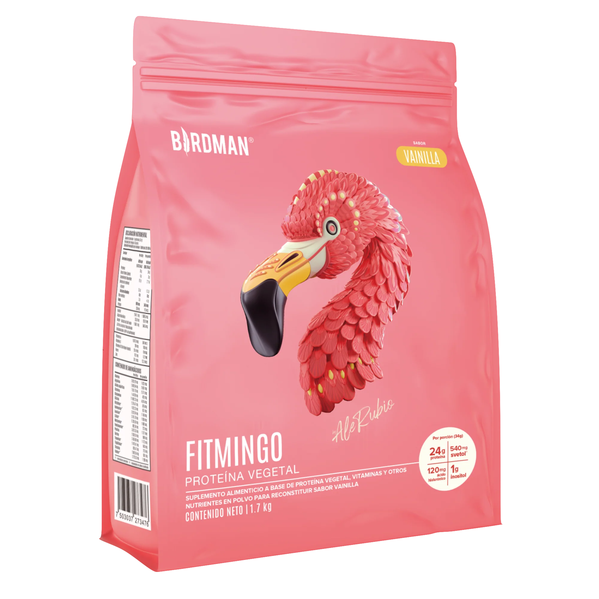 Fitmingo Protein Proteína en Polvo con Inositol & Vitaminas - Vainilla 1.7 kg - Image 3