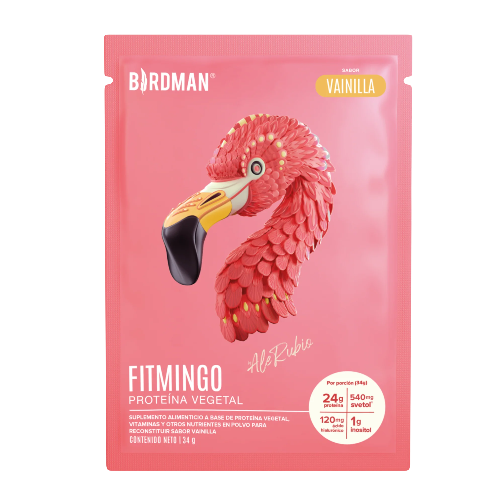 Fitmingo Protein Proteína en Polvo con Inositol & Vitaminas - Vainilla 10 pack sobres - Image 3