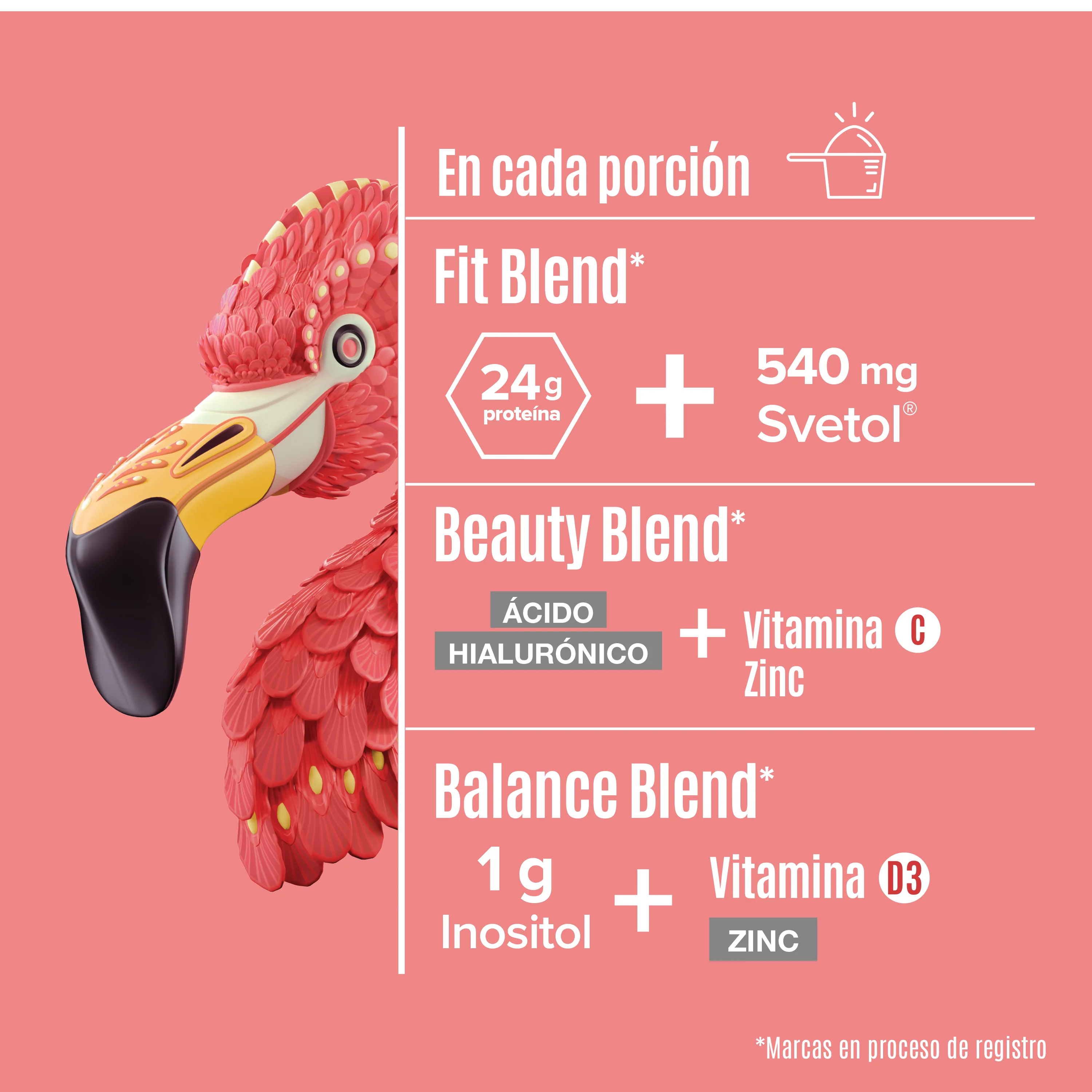 Fitmingo Protein Proteína en Polvo con Inositol & Vitaminas - Vainilla 10 pack sobres - Image 5