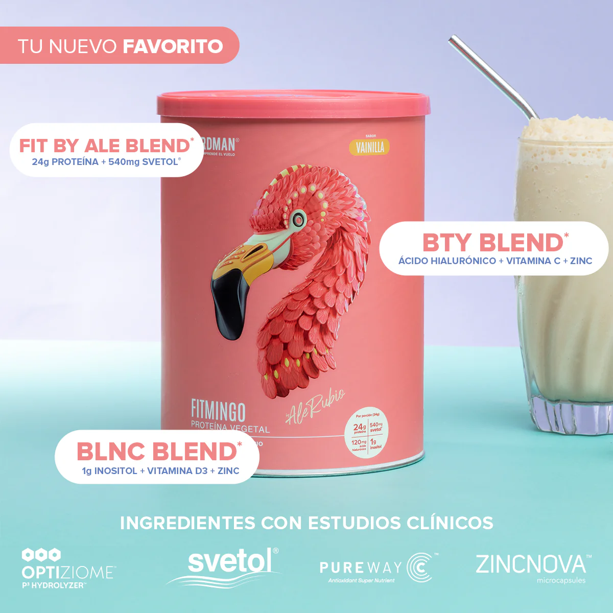 Fitmingo Protein Vainilla 510 g - 15 Servicios pack - Image 6
