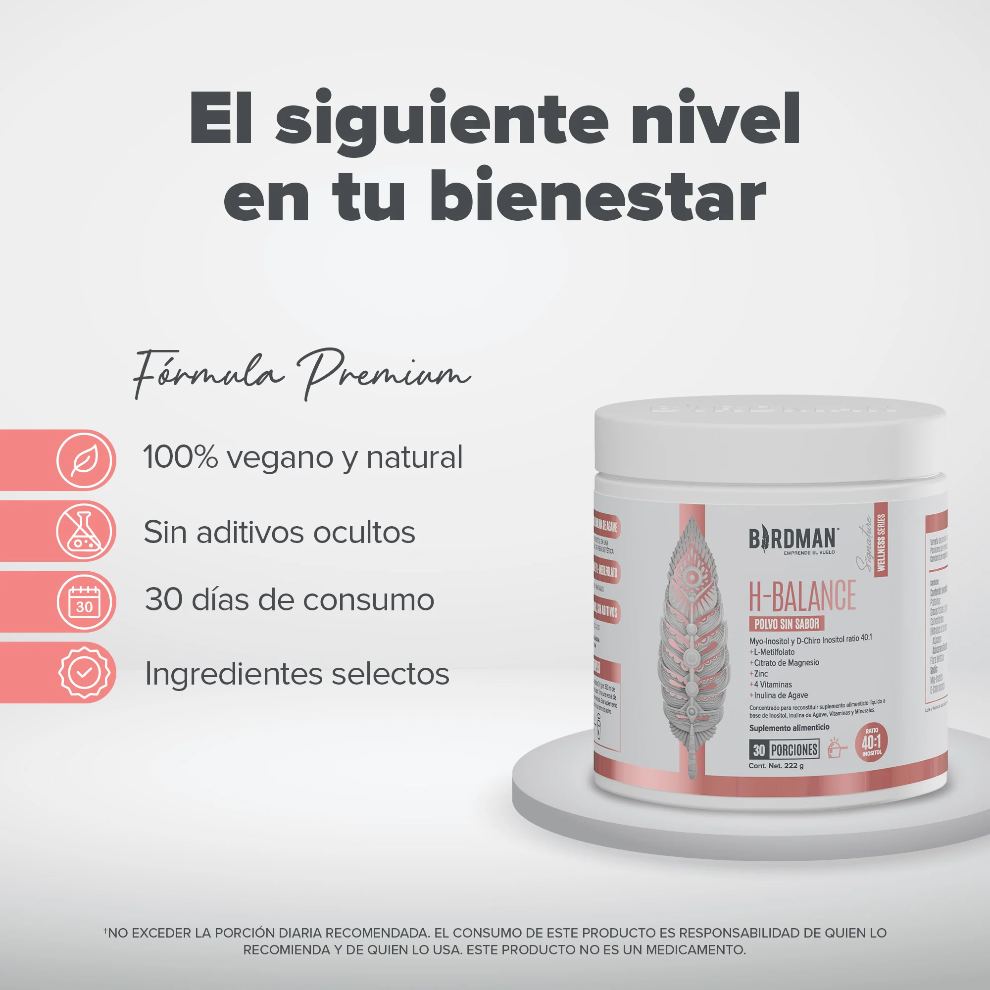 H-Balance - Sin Sabor - 222g PACK - Image 3