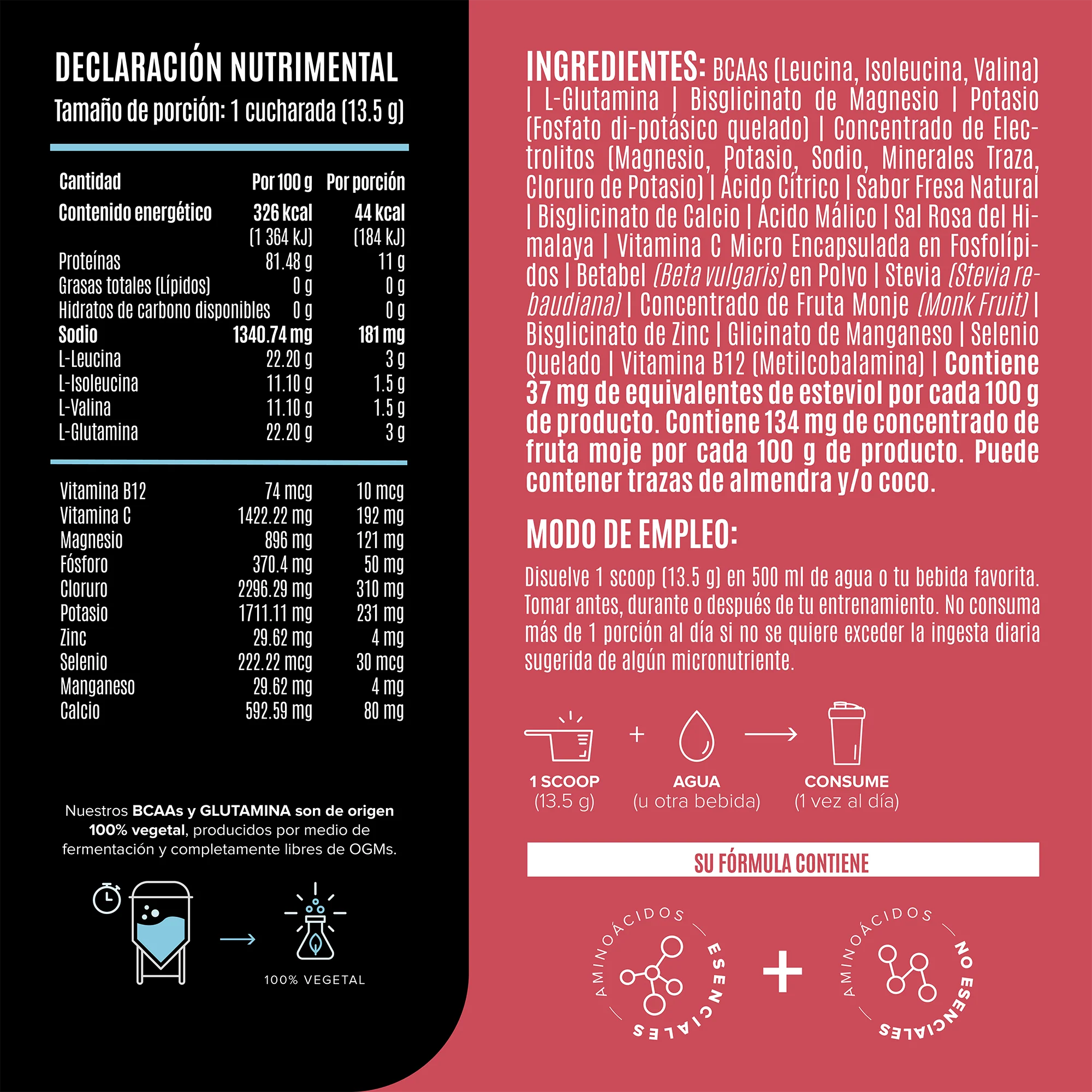 Performance Pack - Falcon Performance 1.140kg + Creatina + BCAAs + Shaker Bundle - Image 7