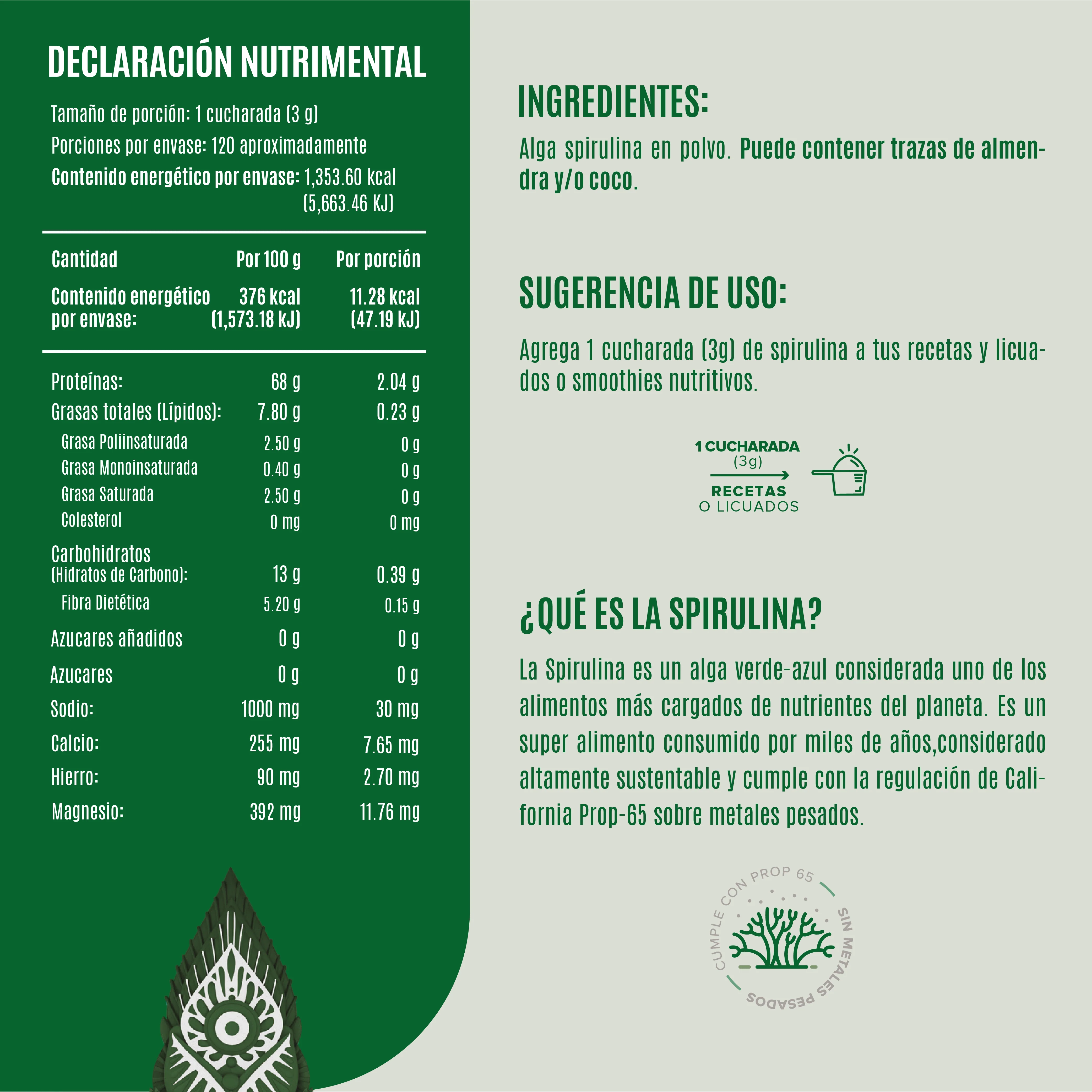 Spirulina 360 g - Image 4