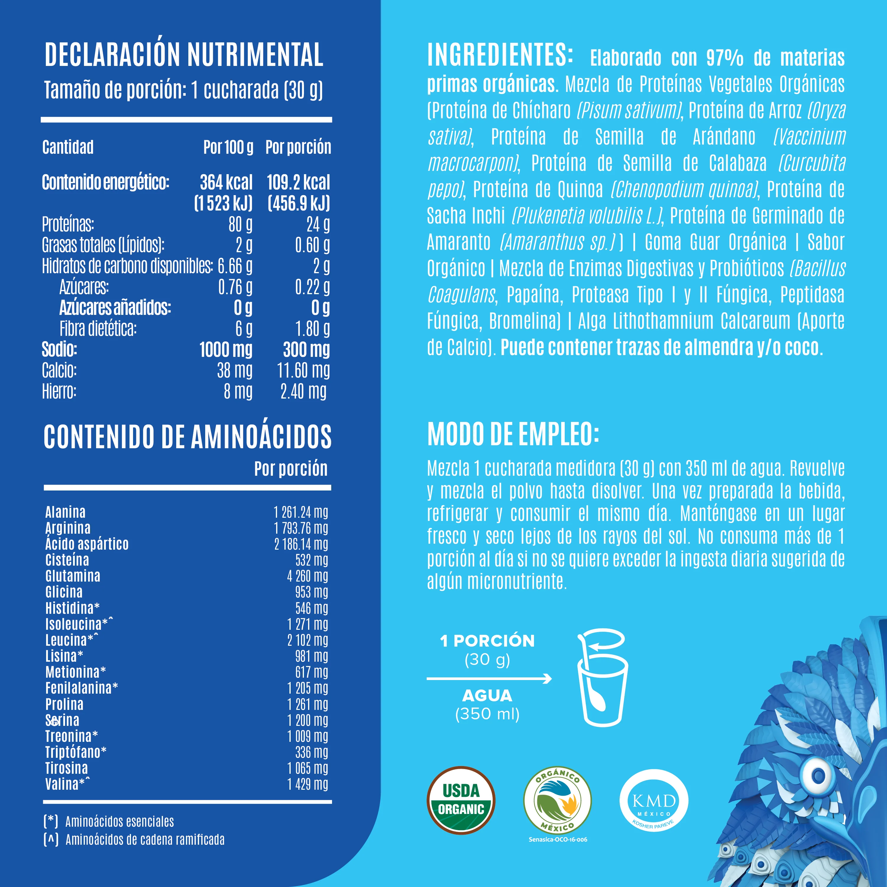 Travel Pack - 4pk Falcon Protein (48 Sobres) + Shaker bundle - Image 3