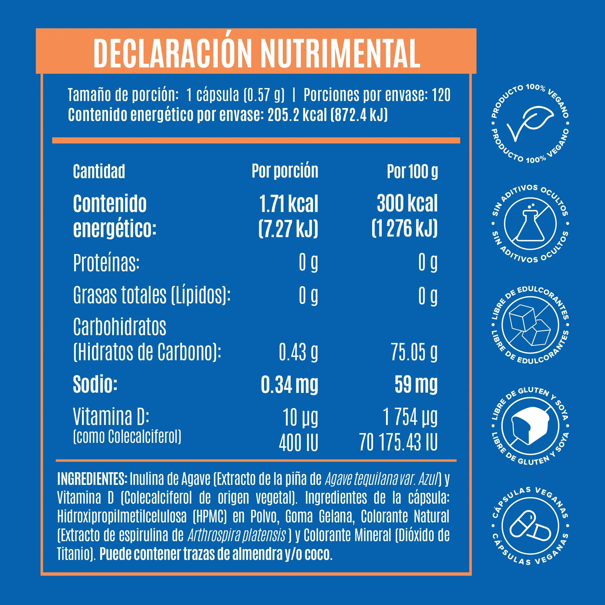 Vitamina D3 - 120 Cápsulas - Image 6